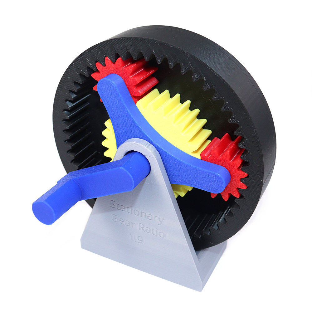 3D Printing Gears - Assemblable Planetary Gear Model Mechanical Gear