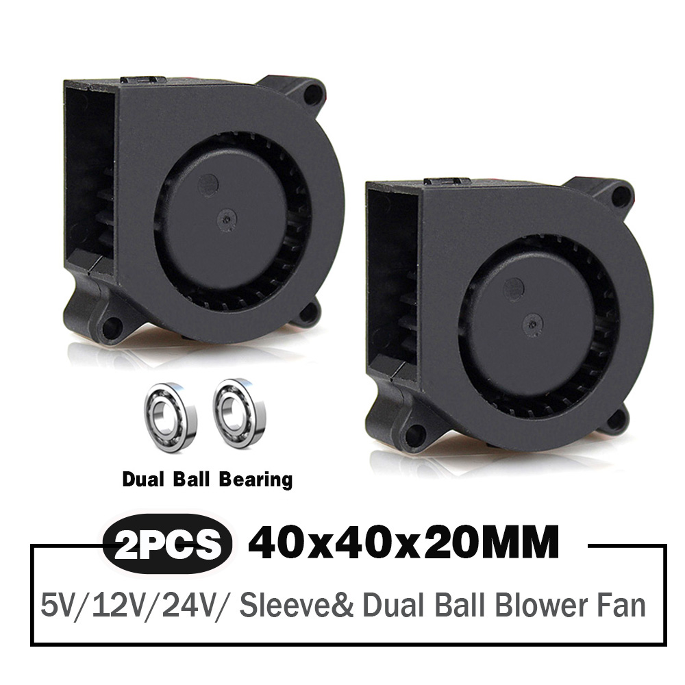 Cooling Fan 40Mm 3D - 2 Cái 40Mm Quạt 4020 40X40X20Mm