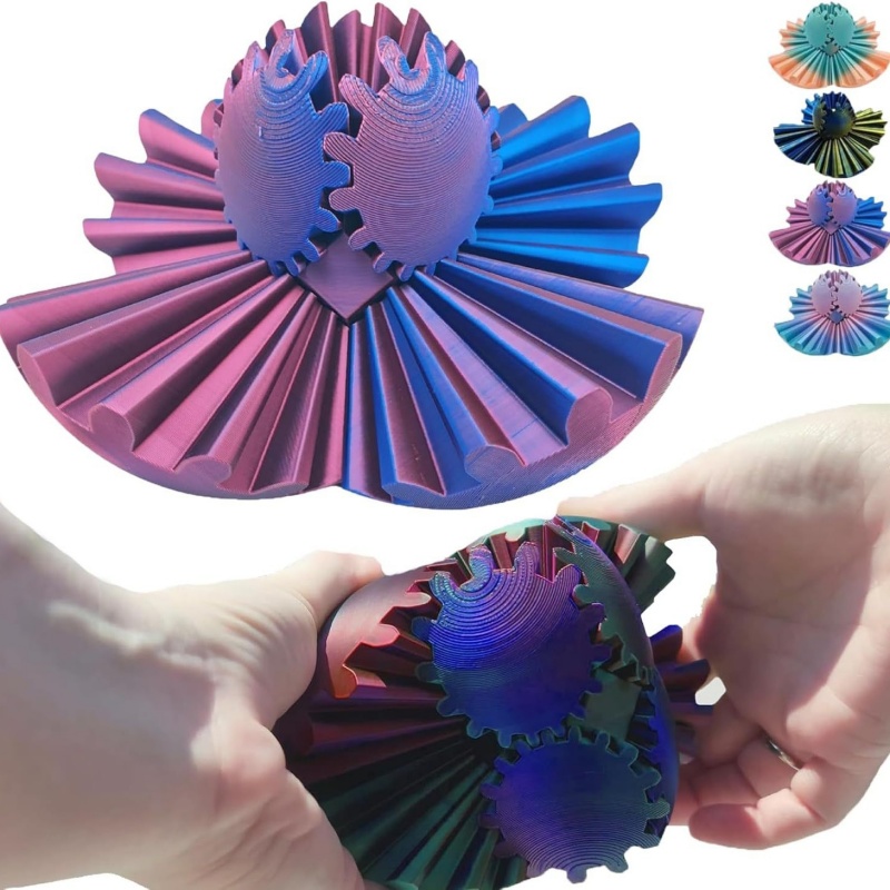 3D Printed Gear Ball Spin Deco - đánh giá và giá 3D Printing Gears