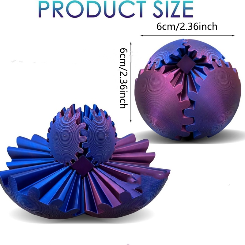 3D Printed Gear Ball Spin Deco - đánh giá và giá 3D Printing Gears
