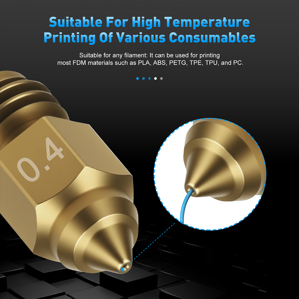 For Creality Ender 5 Max Nozzl - đánh giá và giá Nozzle 0.4Mm Hardened