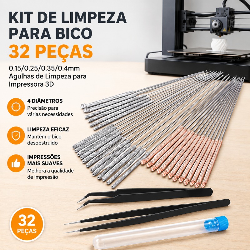 32Pcs 3D Printer Nozzle Cleani - đánh giá và giá 3D Printer Extruder