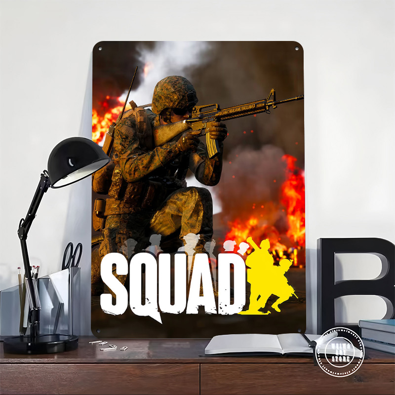Squad Video Game Cover Art Pos - đánh giá và giá 3D Printing Videos