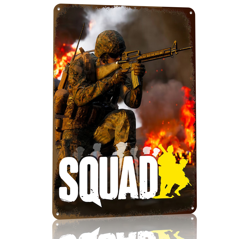 Squad Video Game Cover Art Pos - đánh giá và giá 3D Printing Videos