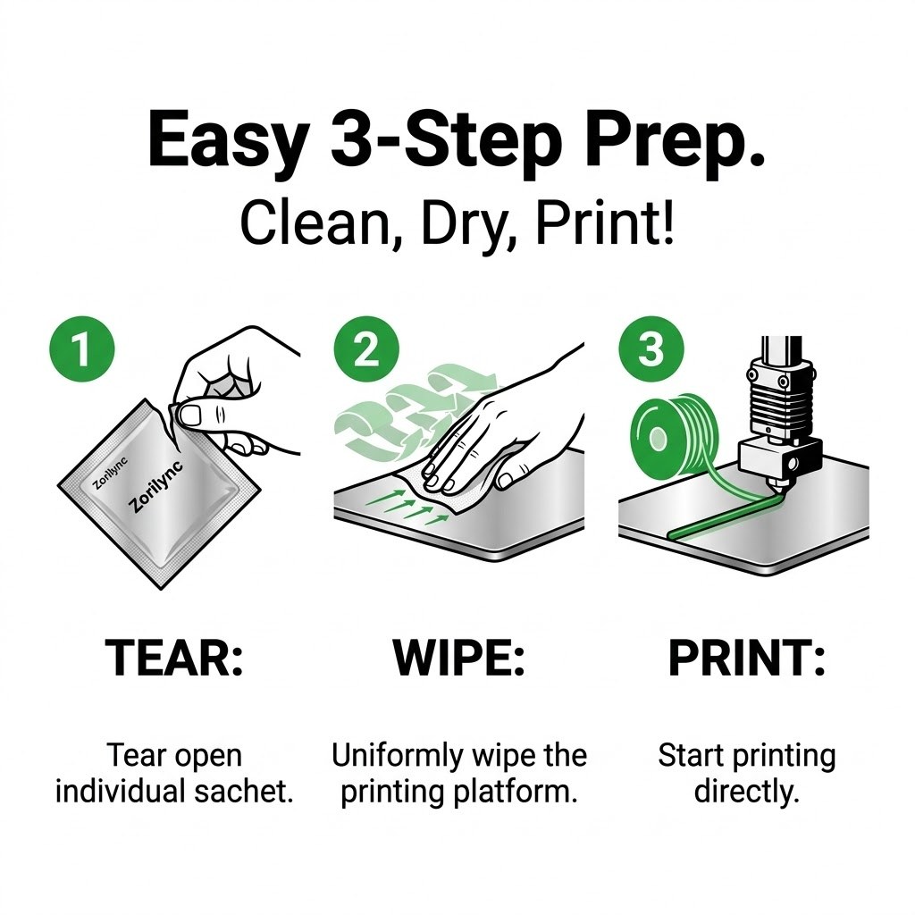 3D Printer Bed Cleaning Wipes  - đánh giá và giá 3D Printing Glass