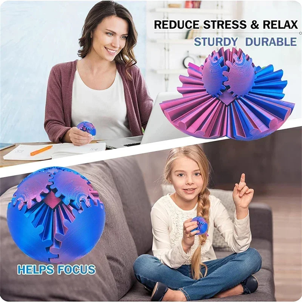 Gear Ball 3D Printed Fidget To - đánh giá và giá 3D Printing Gears