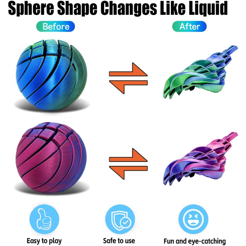 3D Printed Ball Fidget Toy for - đánh giá và giá 3D Printing Gears
