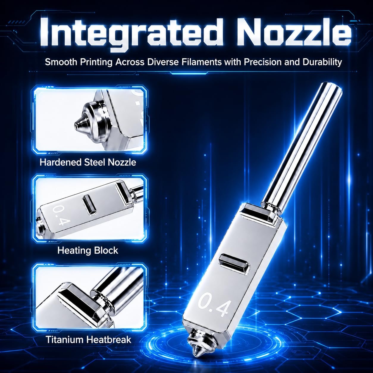 Hardened Steel Nozzles for Any - đánh giá và giá Nozzle 0.4Mm Hardened