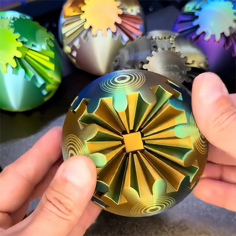 Gear Ball 3D Printed Spin Ball - đánh giá và giá 3D Printing Gears