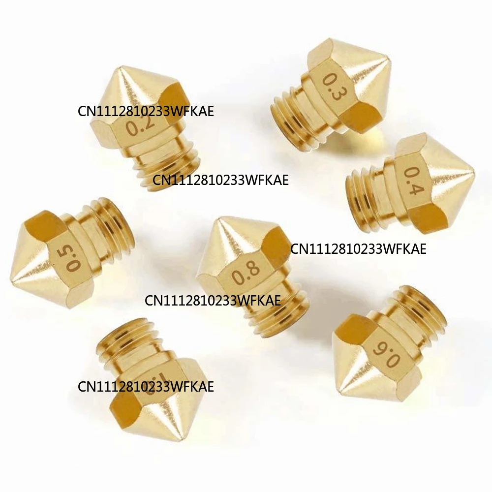 5pcs MK10 M6 Extruder Nozzle 1 - đánh giá và giá 3D Printer Extruder