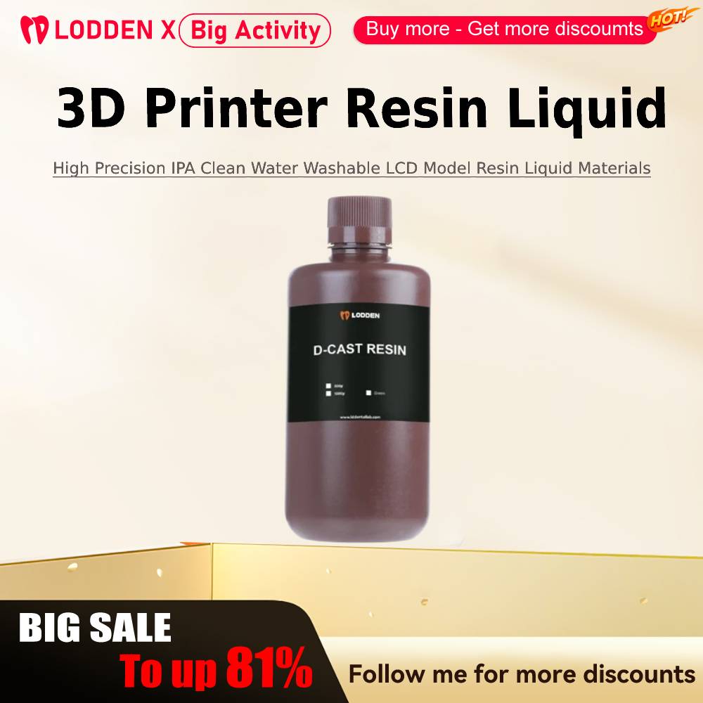 Lodden 3D Printer Resin Liquid - đánh giá và giá 3D Printing Xyz