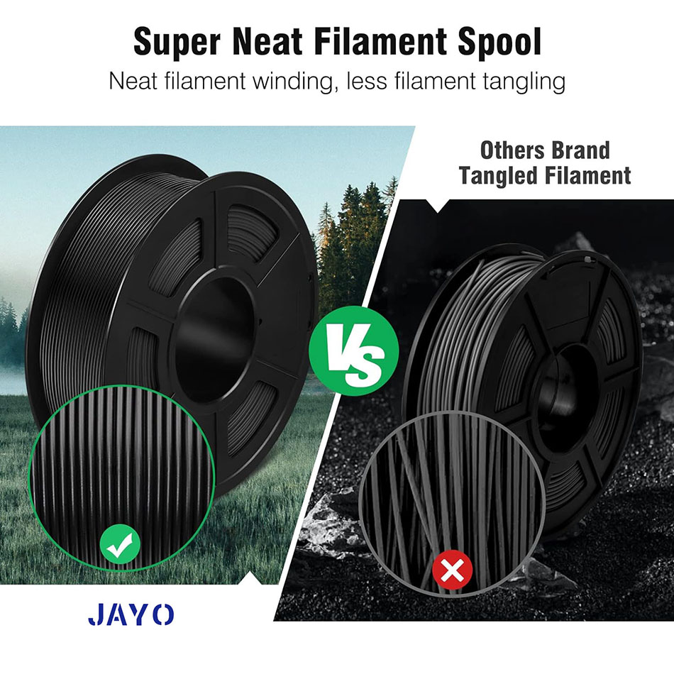 JAYO 3D Filament ASA 1.75mm 5R - đánh giá và giá Asa Filament Outdoor