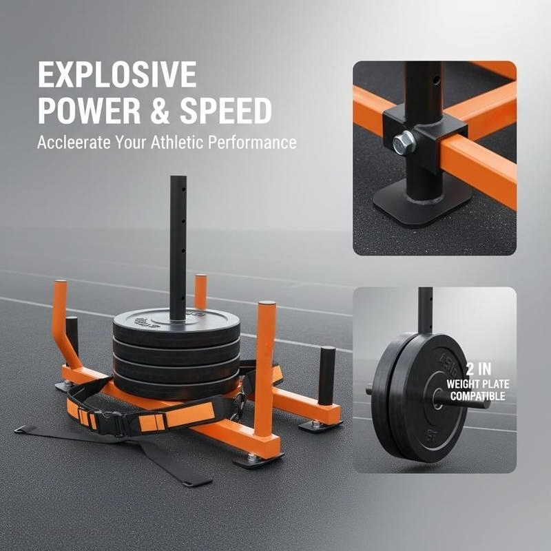 Heavy Duty Fitness Drag Sled 2 - đánh giá và giá Build Plate