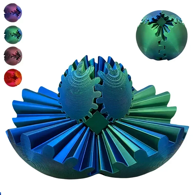 3D Printed Gear Ball Spin Ball - đánh giá và giá 3D Printing Gears