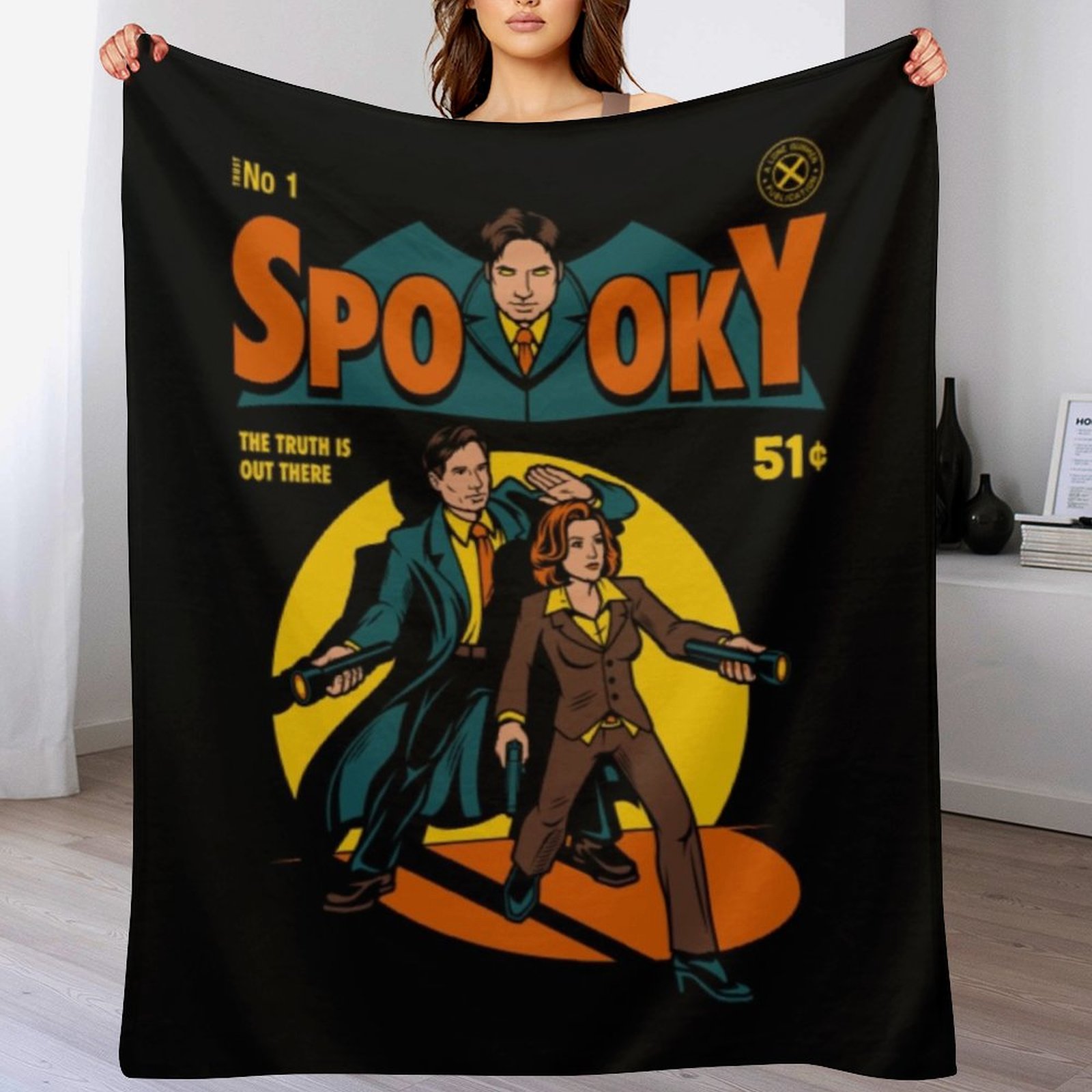 X Files, Spooky Comic Throw Bl - đánh giá và giá 3D Printing File Free