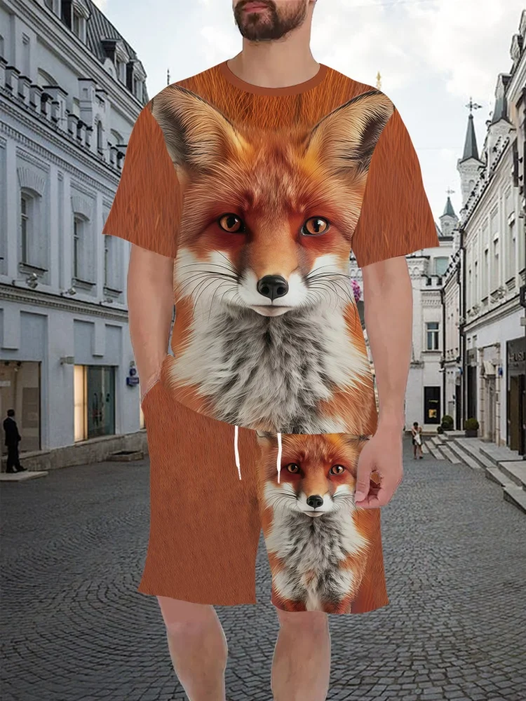 Summer New Men's O-neck T-shir - đánh giá và giá 3D Printing Design Free