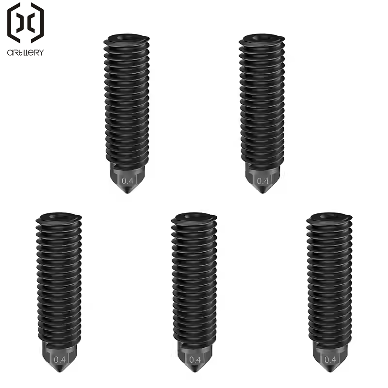 ARTILLLERY 0.4mm Black Hardene - đánh giá và giá Nozzle 0.4Mm Hardened