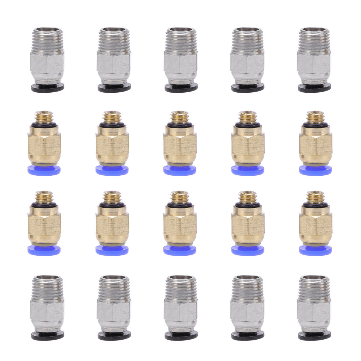 20Pcs Straight Pneumatic Push  - đánh giá và giá 3D Printer Extruder