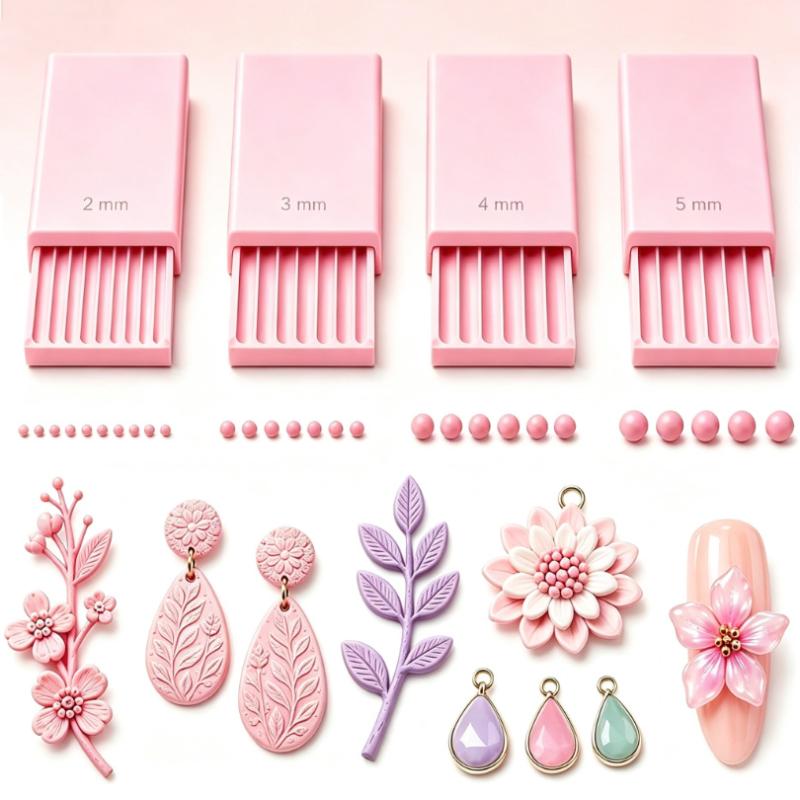 4Pcs 3D Printed Nail Art Bead  - đánh giá và giá 3D Printing Maker