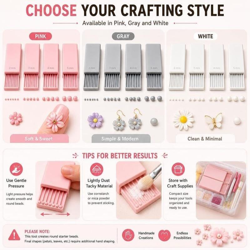 4Pcs 3D Printed Nail Art Bead  - đánh giá và giá 3D Printing Maker
