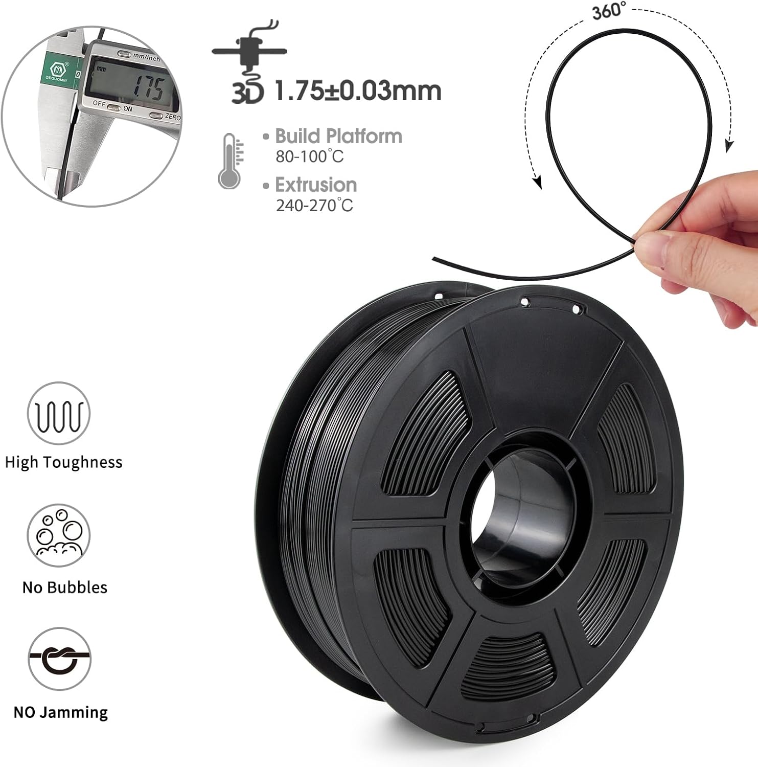 ^For Black ASA Filament Bundle - đánh giá và giá Asa Filament Outdoor