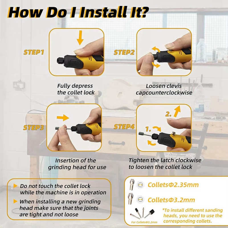 Cordless Mini Grinder Kit 3D P - đánh giá và giá 3D Printing Grinder