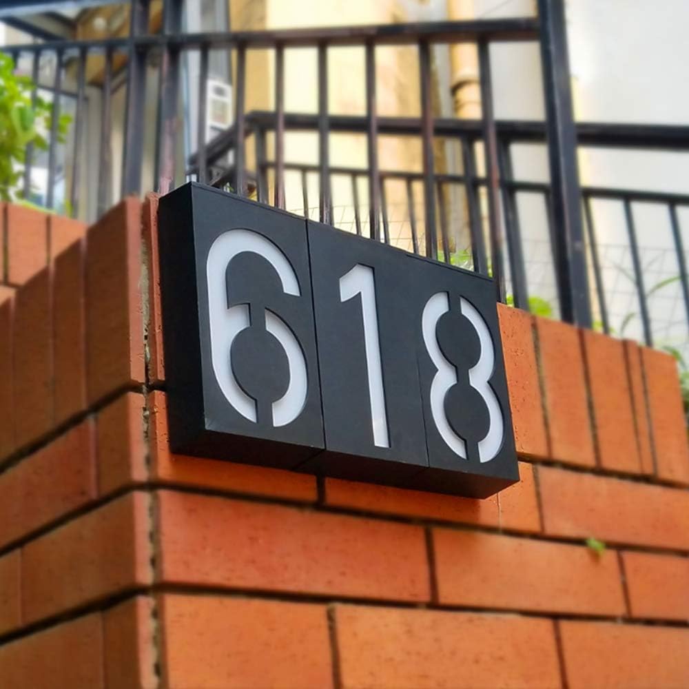 1Pcs Solar Lighted House Numbe - đánh giá và giá Build Plate