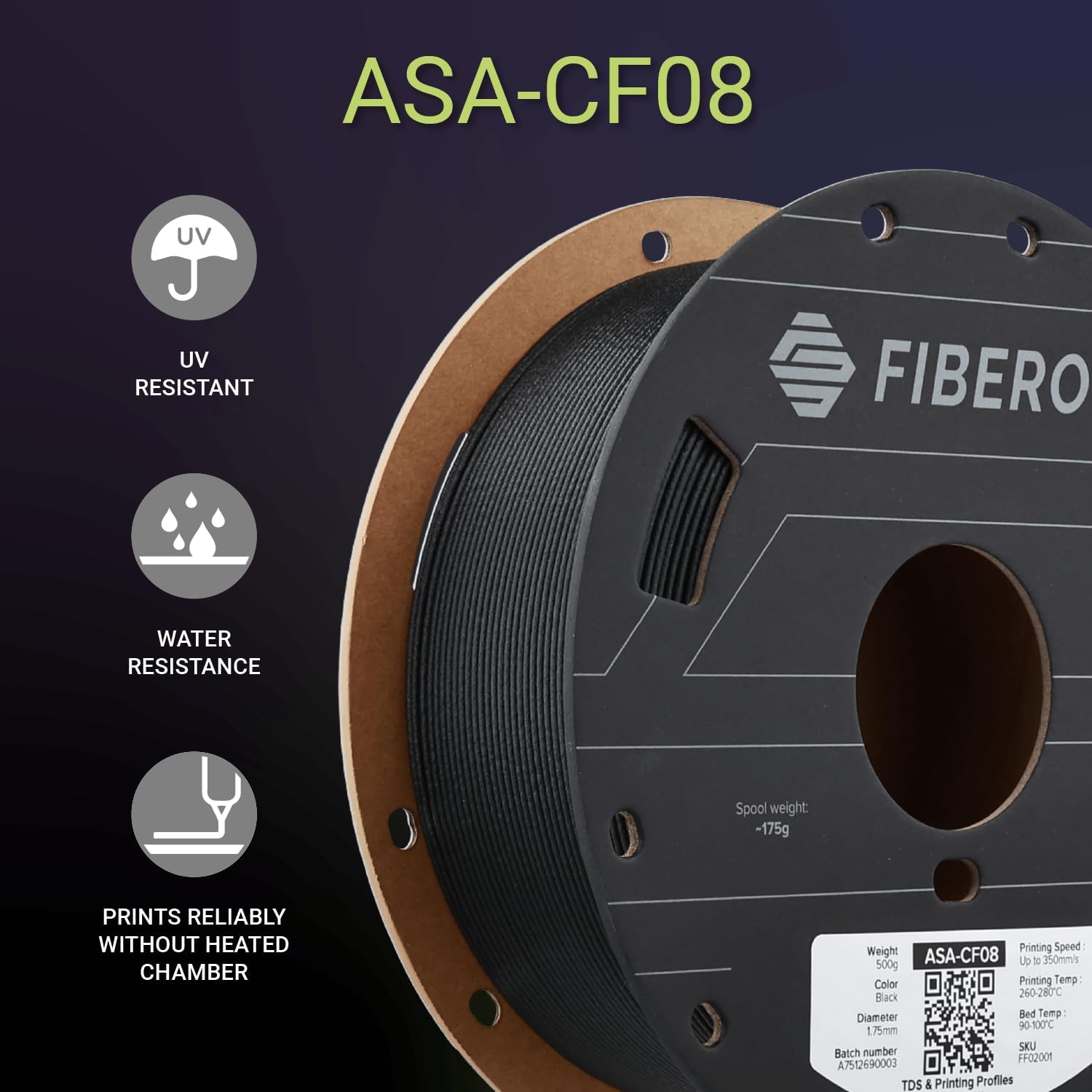 Polymaker ASA-CF8 Carbon Fiber - đánh giá và giá Asa Filament Outdoor