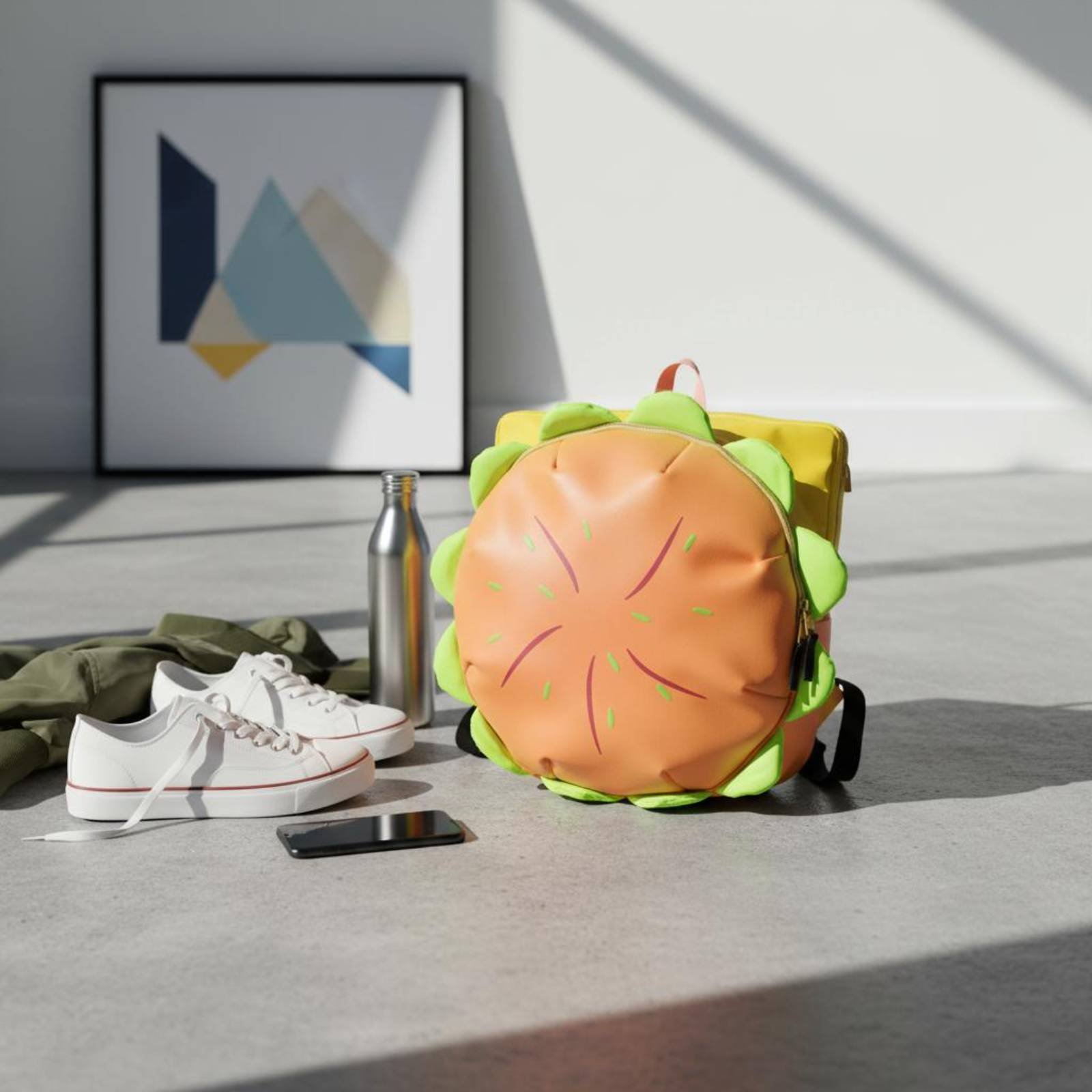 Hamburger Backpack Cute Cartoo - đánh giá và giá 3D Printing Design Free