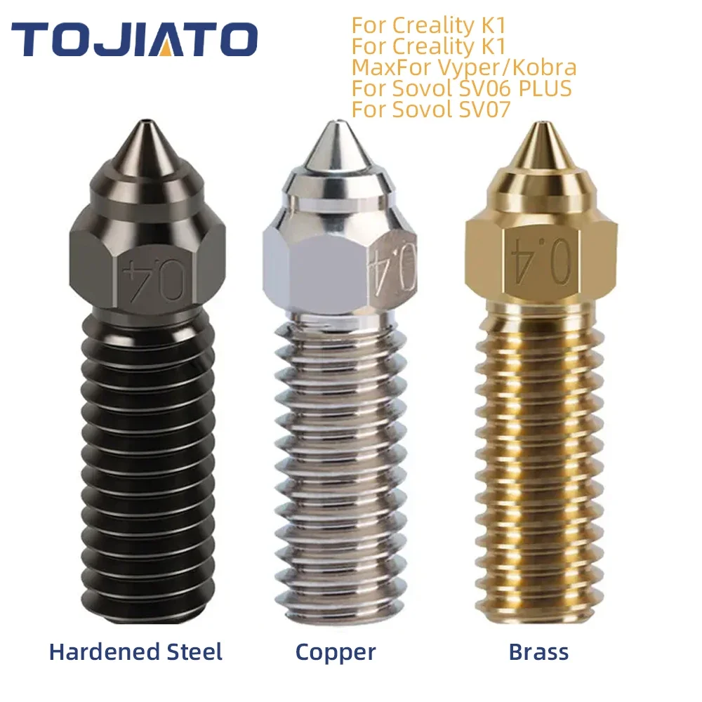 High-speed Volcano Nozzle Bras - đánh giá và giá Nozzle 0.4Mm Hardened