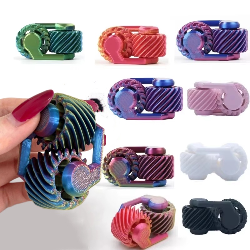 1PCS 3D Printed Fidget Spinner - đánh giá và giá 3D Printing Gears