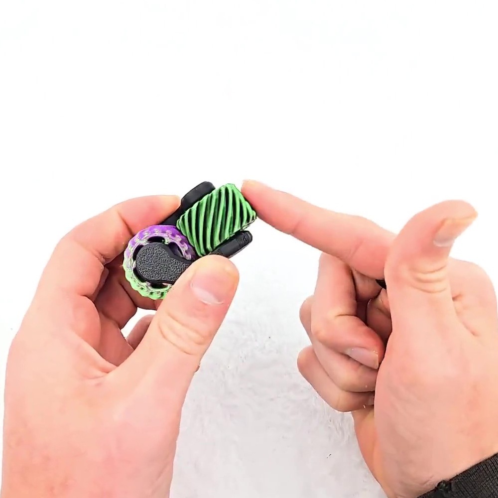 1PCS 3D Printed Fidget Spinner - đánh giá và giá 3D Printing Gears