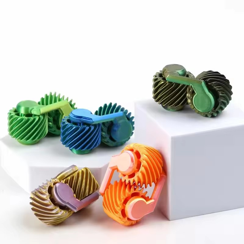 1PCS 3D Printed Fidget Spinner - đánh giá và giá 3D Printing Gears